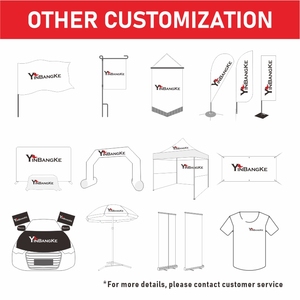 Biểu tượng tùy chỉnh 3x5 chân đội thể thao tổ chức sự kiện ngoài trời Banner quảng cáo kinh doanh nhắm mục tiêu cờ Polyester/Nylon nhuộm thăng hoa in - Product Image 6