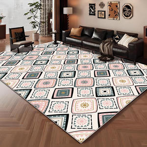 Alfombra Geométrica Original de Fábrica, Rectangular, Antideslizante, de Poliéster, Decoración para el Hogar, Dormitorio, Sala de Estar, Estilo Étnico - Product Image 4