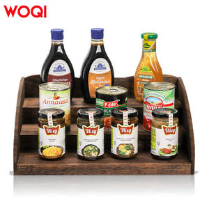 Étagère à épices <span class=keywords><strong>et</strong></span> support de rangement en bois WOQI à trois niveaux, 3 couches, garde <span class=keywords><strong>tout</strong></span> bien rangé <span class=keywords><strong>et</strong></span> sans désordre - Product Image 3