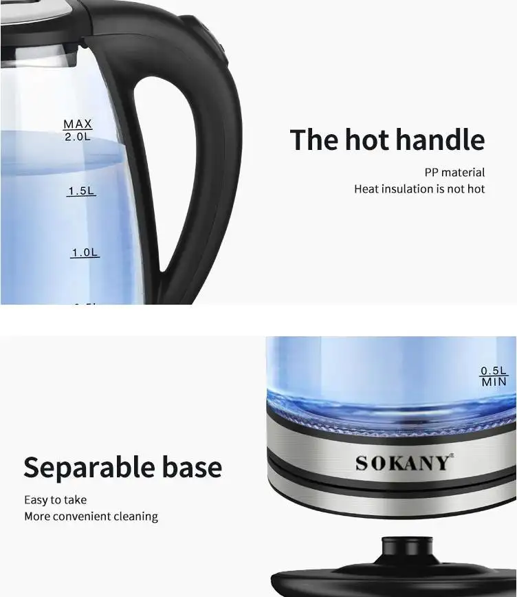 Electric Kettle 1.5L Gooseneck Pour Over Kettle for Coffee & Tea Stainless  Steel Teapot - Yongkeng