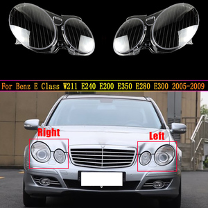 Obiettivo del proiettore per <span class=keywords><strong>Mercedes</strong></span>-Benz E Class <span class=keywords><strong>W211</strong></span> E240 E200 E350 E280 E300 2005 ~ 2009 coperchio del faro Auto di ricambio - Product Image 3