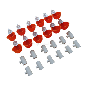Set di 12 Abbeveratoi Automatici SHANGQINGTAI per Pollame, 0,1L, Connettore a T in PVC per Abbeveratoi di Animali da Fattoria, Polli e Quaglie - Product Image 3
