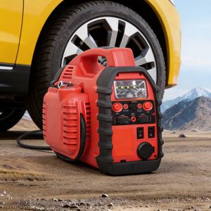 Booster <span class=keywords><strong>de</strong></span> batterie compact et léger 6 en 1 avec pompe à air, conçu pour les voyages, le camping et les situations d'urgence en véhicule isolé - Product Image 1