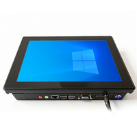 Moniteur tactile HMI 10,1 pouces, PC industriel avec processeur X86 ou ARM, RS485, RS232, RJ45, 4G pour Kiosque/Distributeur automatique/Automatisation