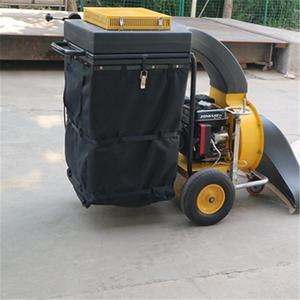 Hand Push Leaf Collector 1200mm Sweeping Width Yellow And Black Municipal Machinery Garden Farm Use - Product Image 2
