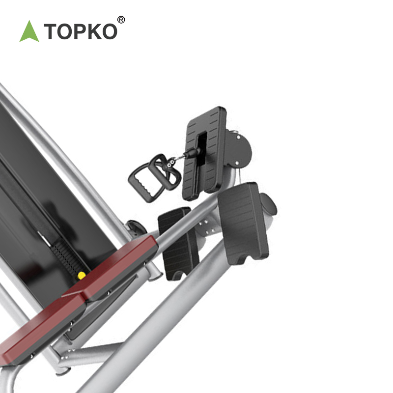 Оптовая продажа от производителя TOPKO, оборудование для фитнеса, сидящая горизонтальная машина для штифта бодибилдинга, машина для выбора нагрузки