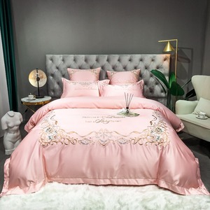Parure de lit de luxe 100% coton, taille <span class=keywords><strong>Queen</strong></span>, Sikl, housse de couette en Textile doux pour mariage et maison, ensembles de literie, collections, drap de lit - Product Image 1