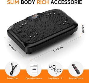 CZFIT Plaque vibrante 3D ultra-mince pour fitness et massage Crazy Fit – Meilleure vente, qualité supérieure, meilleur prix – Machine à vibrations musculaires - Product Image 6