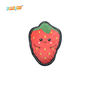 יצרן famipet מותאם אישית סיטונאי סדרת פירות שטוחים חדש עיצוב כלבלב ממולא גור כלב צעצוע - Product Image 4