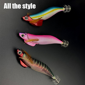 Señuelo de pesca de pulpo más vendido en Corea del Sur 2026 GAMA, señuelo de calamar de madera, cebo artificial duro de camarón, señuelo de calamar EGI con anzuelo - Product Image 6