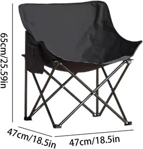 Chaise de camping pliante de haute qualité avec logo personnalisé, chaise de plage durable pour l'extérieur - Product Image 4