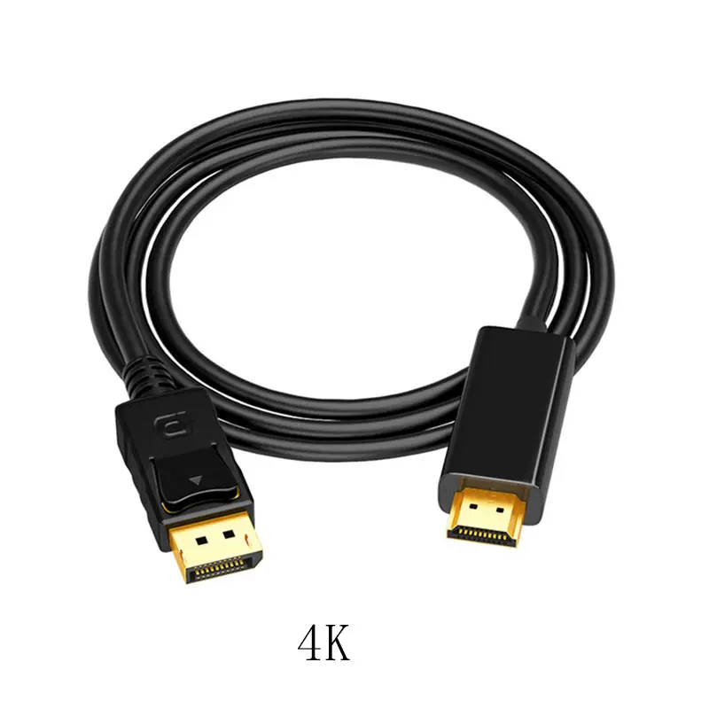 High quality 4K 1080p DisplayPort to HD adapter high definition DP to HDTV conversion line 1.8m - equipment connection cable