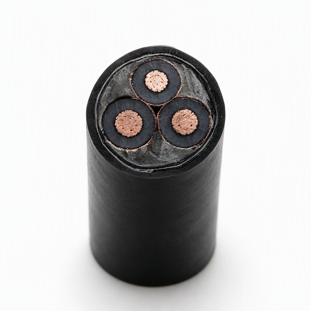 8.7/15kV 12/20kV 26/35kV Medium Voltage Power Cable IEC/EN XLPE Insulated PVC Sheath Copper Conductor 3 Core Armoured Customized