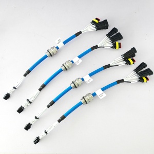 Modul Kabel Harness Kapal Laut Input/Output, Kabel Harness Eksternal PVC/PTFE Berperingkat IP66, Kabel Komputer Kustom OEM/ODM - Product Image 4