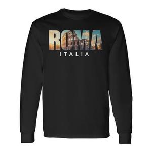 Camiseta de manga larga Roma Italia Colosseum Landmark - Product Image 1
