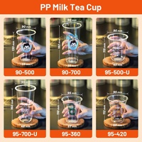 Échantillon Gratuit Fantaisie – Gobelets en Plastique de 117 mm, Contenants Jetables pour Plats Préparés, Desserts, Smoothies, Salades avec Couvercle