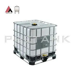 HDPE IBC Tank 1000L für Lagert ank für chemische Flüssigkeiten mit Kunststoff rahmen
