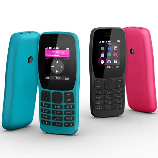 Telefone celular nokia 110 (2019), super barato, desbloqueado de fábrica, 3g, barra clássica, por postnl, frete grátis