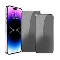 Film protecteur d'écran en verre trempé anti-espion pour téléphone portable iPhone Samsung Redmi Honor Xiaomi Tecno Infinix Itel MOTO