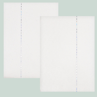 Papier d'impression de haute qualité avec fil argenté holographique intégré et fibres UV pour documents officiels