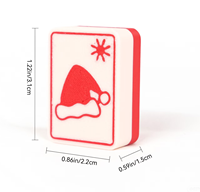 Jeu de Mahjong Américain Flottant en EVA avec Tuiles de Noël et Table Portable pour des Moments de Jeu Ludiques à la Piscine ou en Soirée