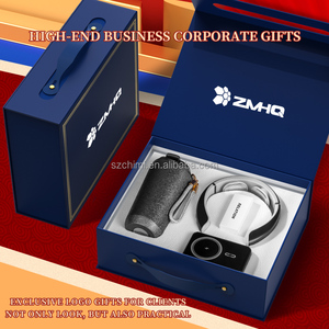 Juego de regalo de alta calidad con el mejor artículo promocional Taza Ti + Masaje de cuello + Banco de energía Caja de regalo de negocios - Product Image 3