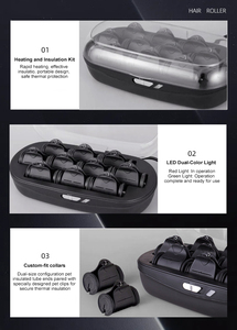 Máquina Profesional Eléctrica para Rizar el Cabello MRY OEM, Rodillos Calientes <span class=keywords><strong>de</strong></span> Color, Juego <span class=keywords><strong>de</strong></span> Rizadores <span class=keywords><strong>de</strong></span> Calentamiento Rápido, Rodillos Automáticos para el Cabello - Product Image 4