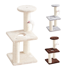 Güvenli basit tasarım kapalı küçük kedi tırmanma çerçeve tırmalama ağacı kedi tırmanma çerçeve tırmalama sütunu - Product Image 4