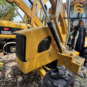 Retroexcavadora de Ruedas Usada Caterpillar 420F2 Fabricada en Japón, Minicargadora Frontal Eficiente en Consumo de Energía con Motor Central para Transporte por Carretera - Product Image 5