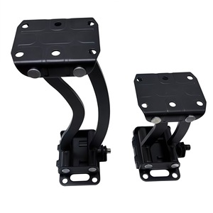 Xinjunye Chair Mechanism Matte <b>Black</b> Cold-Rolled Steel Adjustable Slide Hinge For Sofa Backrest And Armrest - Product Image 2