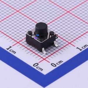 UK-B0228-G6-160 Tactile Switch SMD-4P,6x6mm Switch Single Pole Single Throw Round Button 1.6N Vertical Mount - Product Image 1