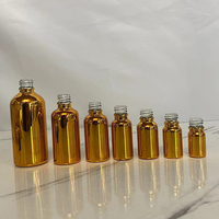Hengjian 5ml 10ml 15ml 20ml 30ml 50ml 100ml Or Argent Bouteille De Sérum En Verre Cosmétique Roll on Ball Bouteilles De Parfum D'huile Essentielle