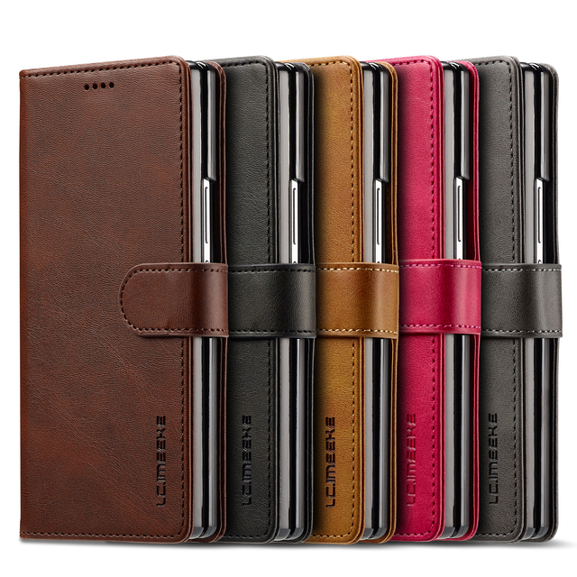 Fashion Magnetic Leather Wallet Flip Phone Case For Samsung Galaxy Z Fold 8 ultra Z Fold 7 6 5G 5/4/3 5G Wallets Bag Case Cover