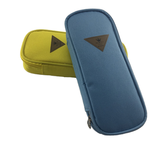 Trousse à crayons personnalisée en toile de grande capacité conception Simple mignon néoprène plastique <span class=keywords><strong>tissu</strong></span> matériel école stylo sac cadeau usage - Product Image 1