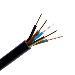 Power Cable NYY NYY-J 5 x 6 5x25 5x50 mm2 High Voltage Current Earth Cable 5 Cores 6mm2