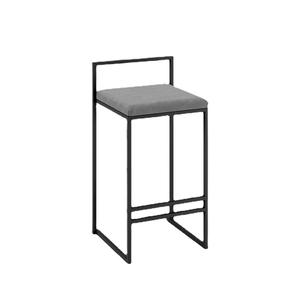 Tabouret de Bar Carré Moderne en Fer Forgé <span class=keywords><strong>Chaise</strong></span> de Designer Personnalisée pour la Maison Cuisine Tabouret de Bar Haut pour le Restaurant de la Boutique de Thé au Lait - Product Image 5