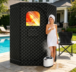 Carpa de Sauna Portátil Plegable Vanace con Estufa y Carpa de Sauna para Exteriores para Sauna en Casa - Product Image 1