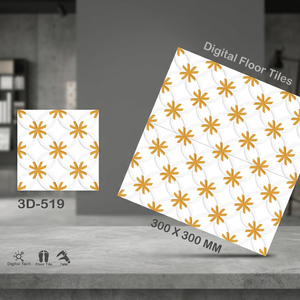 Azulejos de piso rectificados rústicos de alta calidad 3D esmaltados brillantes para baños de pasillo al aire libre tamaños 12x12 30x30 300x300 precio barato - Product Image 1