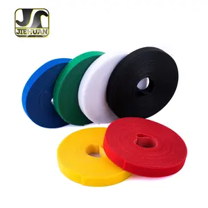 Optimum manufacturing eco-friendly back to back hook and loop tape for bundled