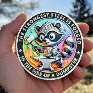 Pièce de monnaie commémorative personnalisée avec logo fournisseur, en émail souple ou dur, plaqué double face 2D/3D, cadeau souvenir, pièce de <span class=keywords><strong>d</strong></span>éfi personnalisée - Product Image 1