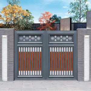 Điện Đu Thép Không Gỉ Cổng Hàng Rào Hiện Đại Không Thấm Nước Biệt Thự Sân Cộng Đồng Nông Thôn Hộ Gia Đình Bền Sắt - Product Image 6