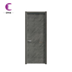 कारखाने पानी इन्सुलेशन firerated इंटर स्विंग बेडरूम लकड़ी कार्बन क्रिस्टल लकड़ी के दरवाजे - Product Image 2