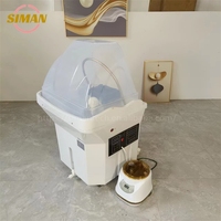 Siman portable shampooing évier avec chauffage et réservoir de stockage d'eau de 60L pas de tête de plomberie spa salon moderne blanc lavage des cheveux bol