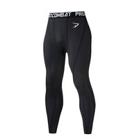   Celana Kompresi 5.0 Celana Olahraga Pria Legging Olahraga Yoga Latihan Gym Legging Cepat Kering Celana Ketat Lari Fitness
