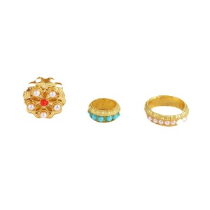 Cuentas espaciadoras de imitación de perla con incrustaciones de oro antiguo 12x6x1.7mm, mosaico, accesorios de joyería DIY para pulseras y collares - Product Image 5