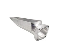Haute précision personnalisé 5 axes aluminium CNC pièces d'usinage couvercle d'évent CNC fraisage moteur composant pièces d'usinage