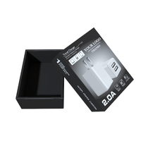 Emballage en blister en carton personnalisable pour chargeur suspendu, câble de données, casque, accessoires de téléphone, boîtes en papier