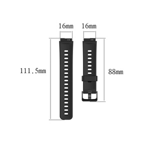Bracelet de remplacement en silicone réglable pour montre connectée <span class=keywords><strong>Watch</strong></span> <span class=keywords><strong>Fit</strong></span> <span class=keywords><strong>Mini</strong></span> avec boucle noire – Offre Spéciale - Product Image 6