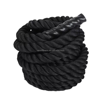 Vente en gros de cordes de combat en polyester Équipement d'exercice de balançoire à domicile pour homme Corde de musculation sportive