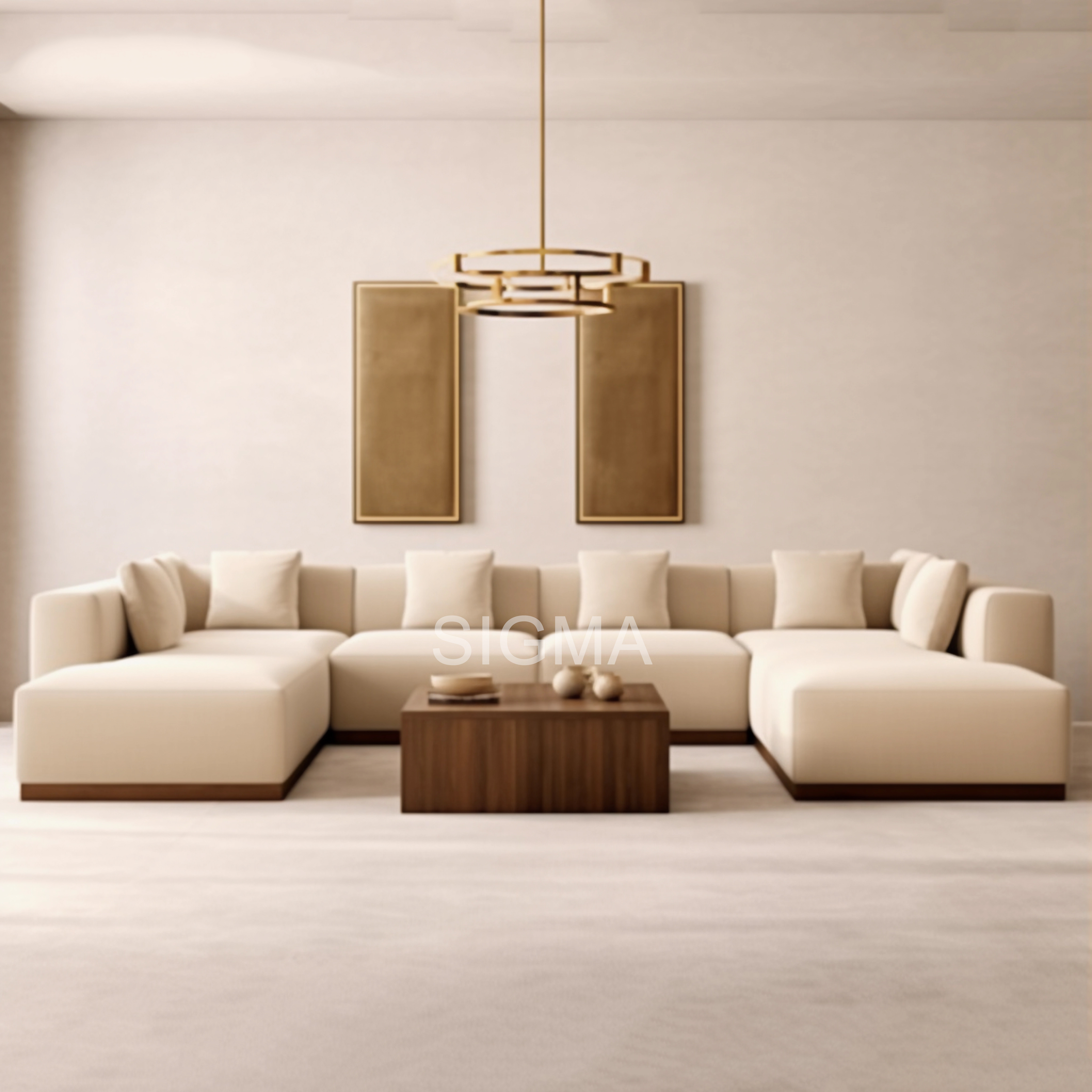 Nordic Teddy Modern High Quality Corner Couch U Shape Luxury Sofa Set Living Room